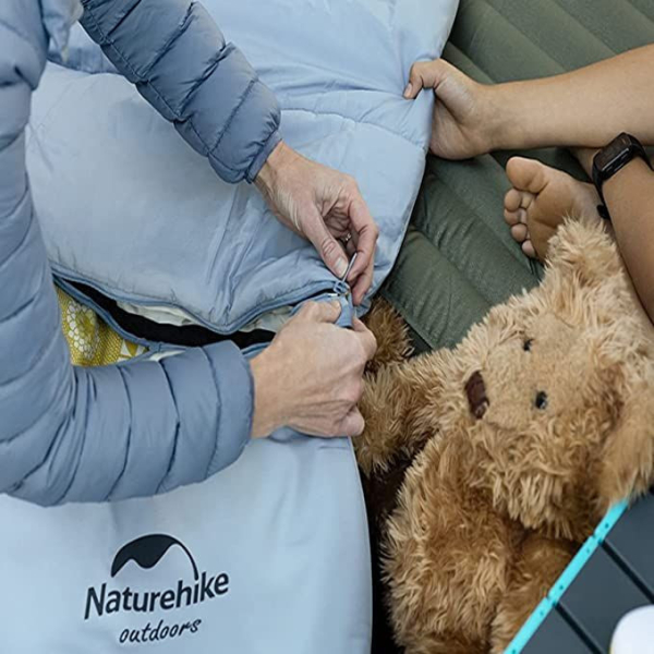 Спальник дитячий Naturehike С300 NH21MSD01, жовтий - фото №4