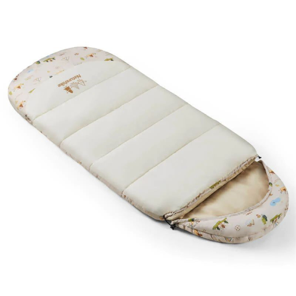 Спальник дитячий з капюшоном Naturehike B300 CNH22SD001, бежевий - фото №16