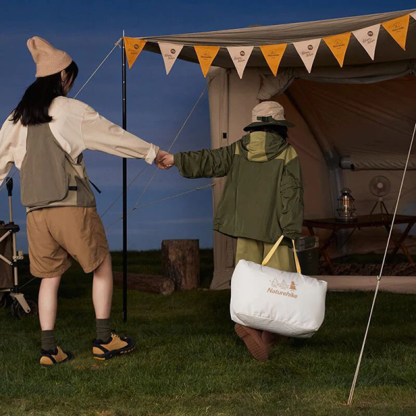 Спальник дитячий з капюшоном Naturehike B300 CNH22SD001, бежевий - фото №10