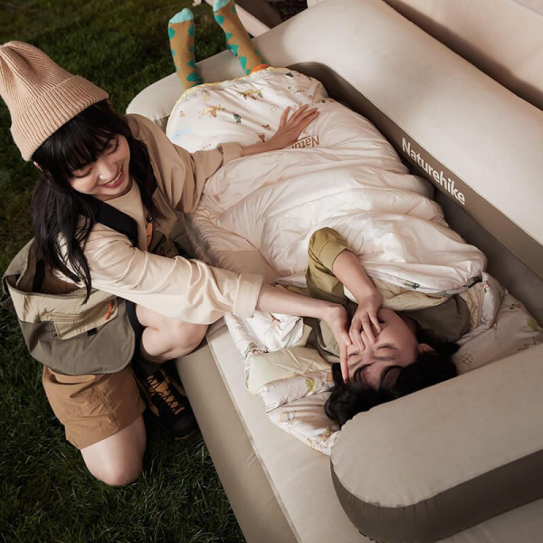 Спальник дитячий з капюшоном Naturehike B180 CNH22SD001, бежевий - фото №9