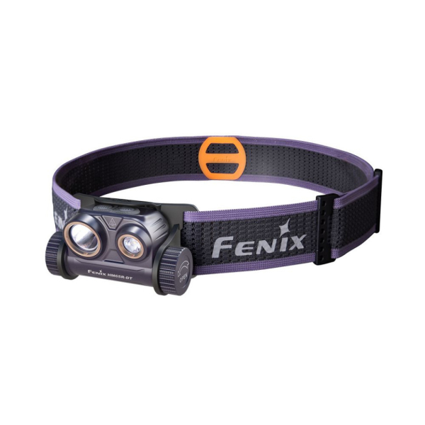 Ліхтар налобний для бігу Fenix HM65R-DT, фіолетовий - фото №2