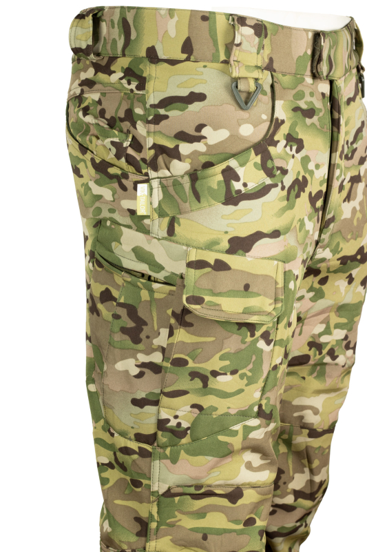 Тактичні штани утеплені SoftShell Multicam, Multicam - фото №2