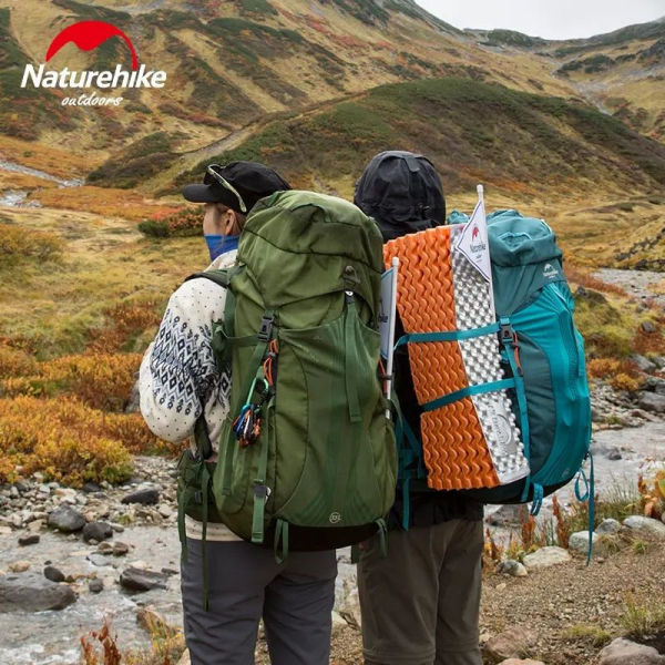 Рюкзак туристичний Naturehike NH16Y020-Q, 55 л, блакитний - фото №6