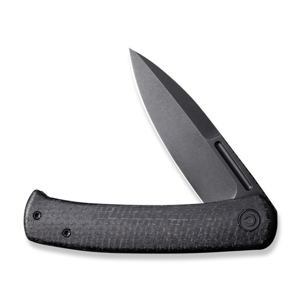 Ніж складаний туристичний Civivi Caetus Flipper, (8.8 см) Damascus / Carbon Fiber - фото №12