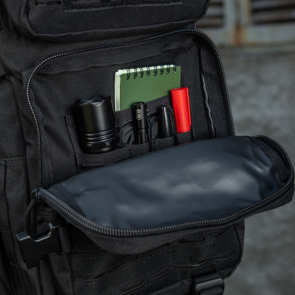 M-Tac рюкзак Large Assault Pack Laser Cut Black - фото №5