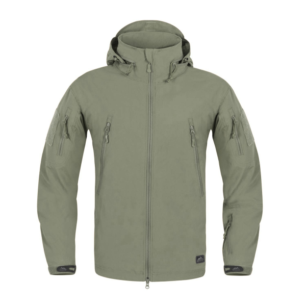 Куртка Helikon Trooper StormStretch Softshell - Coyote, Alpha Green - фото №4