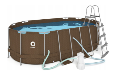 Басейн каркасний, прямокутний Avenli 427x275x100 см. (Brown) 16в1 (2820) - фото