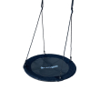 Садова гойдалка гніздо LEOBRO 120см (Чорна) - фото №2