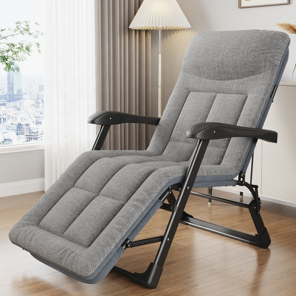 Розкладне крісло ліжко з вбудованим матрацом LEOBRO Grey (LB-FCB-G3-GRY) - фото №2
