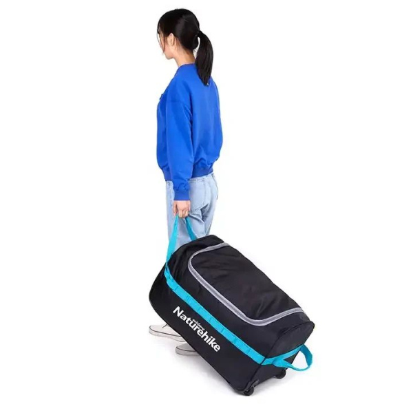 Сумка-баул для кемпінгу Naturehike 110 л NH18X027-L,  110 л чорна - фото №3