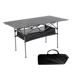 Комплект із 2 шезлонгів і столу 95х55х50 см Zero Gravity LEOBRO (LB-ZGC-F1-DGR-FT-A2)