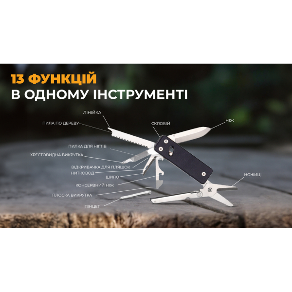 Міні мультитул Roxon KS2E, чорний - фото №2
