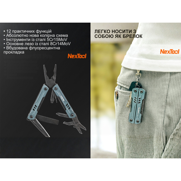 Мультитул NexTool Mini Sailor S11 Pro NE20382A - фото №7