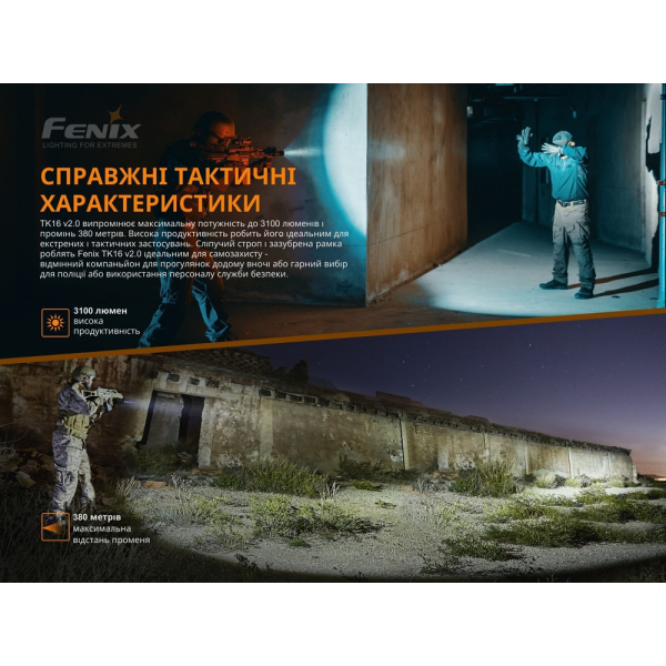 Ліхтар ручний Fenix TK16 V2.0 - фото №7