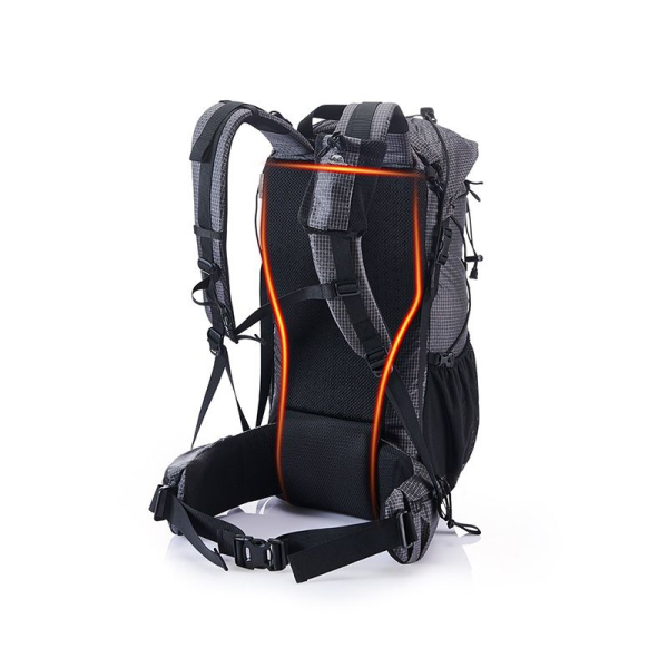 Рюкзак туристичний Naturehike Rock NH19BP095, 60+5 л, графіт в клітинку - фото №3
