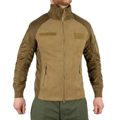 Куртка флісова Mil-Tec USAF Jacket Dark Coyote DARK COYOTE, Coyote - фото