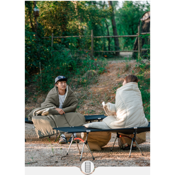 Спальник з капюшоном Naturehike LD250 CNK2300SD016, темно-зелений - фото №2