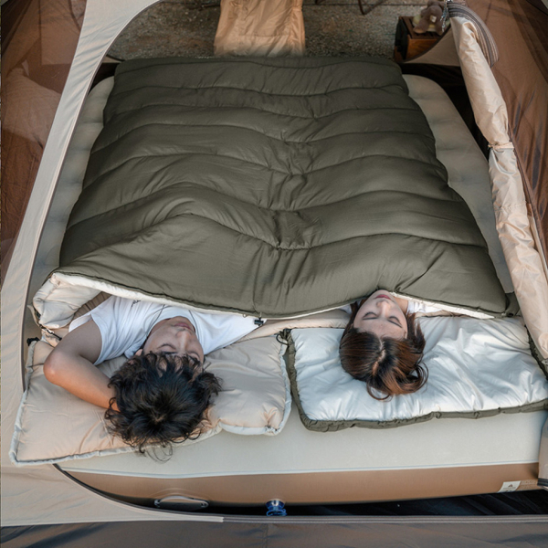 Спальник з капюшоном Naturehike LD350 CNK2300SD016, темно-зелений - фото №6