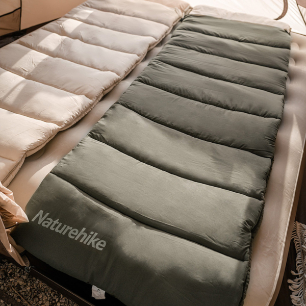 Спальник з капюшоном Naturehike LD350 CNK2300SD016, темно-зелений - фото №7