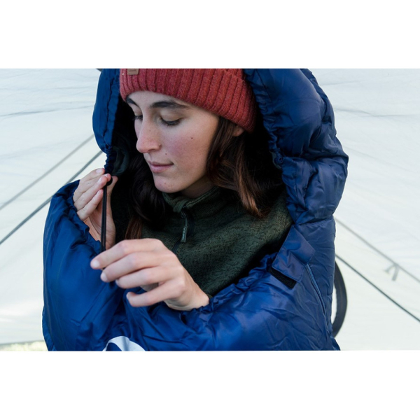 Спальник з капюшоном Naturehike MJ300 CNK2300SD014, темно-блакитний - фото №9