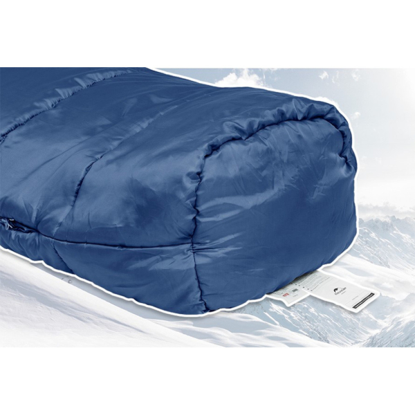 Спальник з капюшоном Naturehike MJ300 CNK2300SD014, темно-блакитний - фото №10