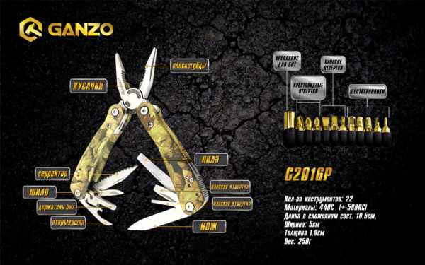 Multi Tool Ganzo G107 (G2016P) - фото №8