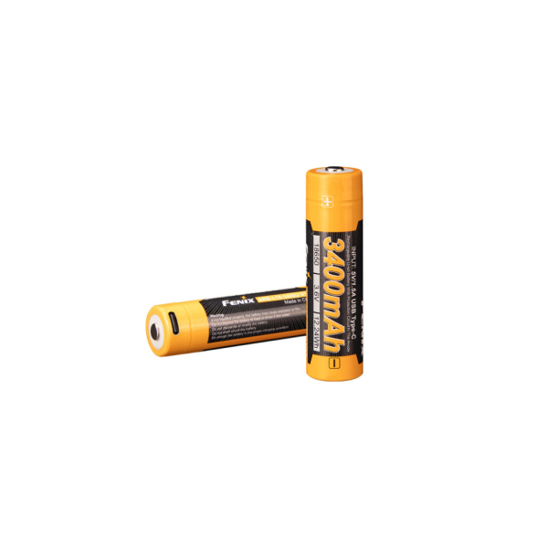 Акумулятор 18650 Fenix (3400 mAh) Type-C V3.0 - фото