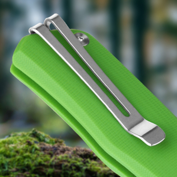 Ніж складаний туристичний Ruike P882-G, (8.5 см) 12C27 / G10 зелений - фото №35