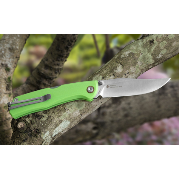 Ніж складаний туристичний Ruike P882-G, (8.5 см) 12C27 / G10 зелений - фото №17