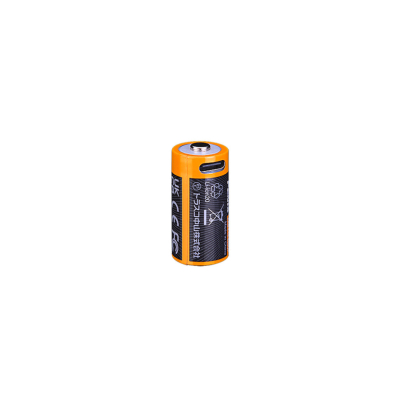 Акумулятор 16340 Fenix 800 UP mAh Li-ion Type-C - фото