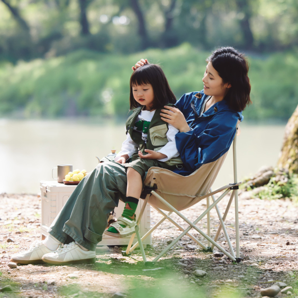 Стілець складаний Naturehike Stellaluna T01 CNH23JU13002, L, бежевий - фото №6