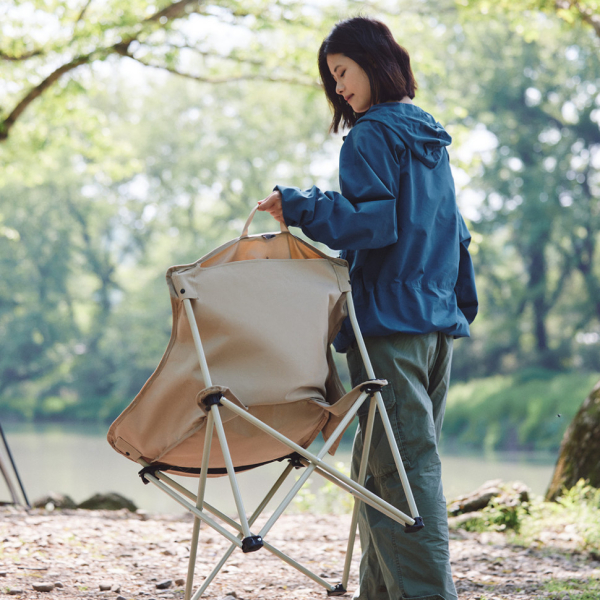 Стілець складаний Naturehike Stellaluna T01 CNH23JU13002, L, бежевий - фото №9