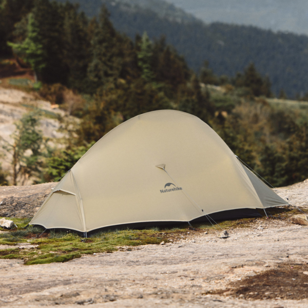 Намет надлегкий двомісний Naturehike Cloud Up Pro CNK2350WS020, 20D, пісочний - фото №5