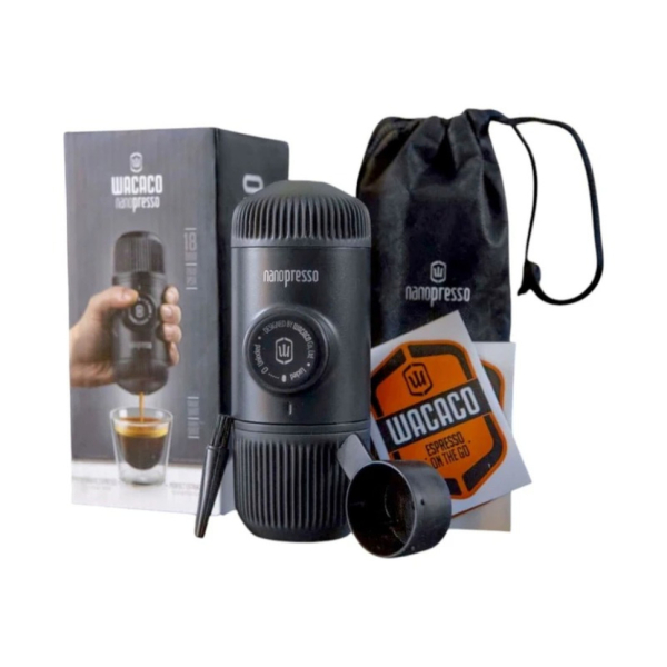Портативна еспресо-кавоварка Wacaco Nanopresso+ з адаптером для капсули - фото №6