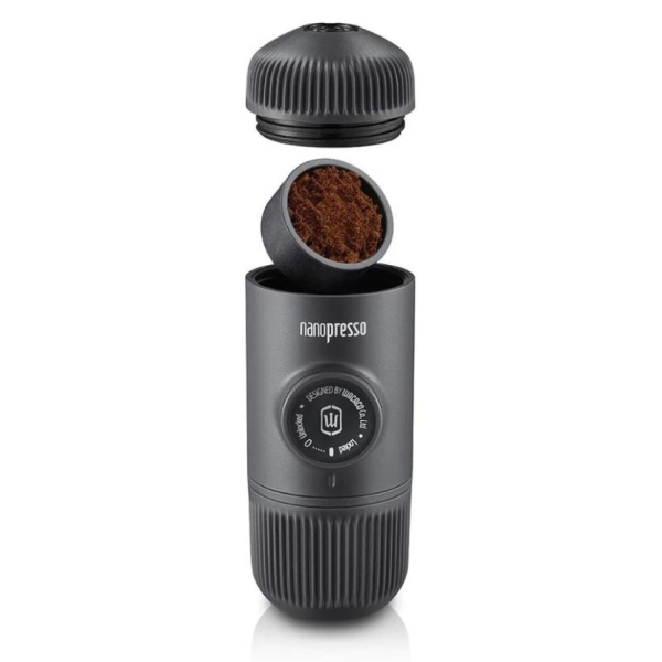 Портативна еспресо-кавоварка Wacaco Nanopresso+ з адаптером для капсули - фото №3