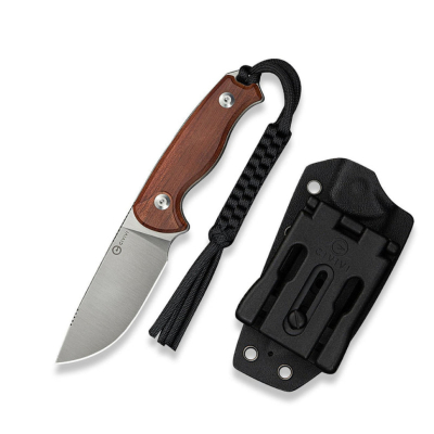 Ніж фіксований тактичний Civivi Timberbark, (8.1 см) 14C28N / Guibourtia Wood - фото