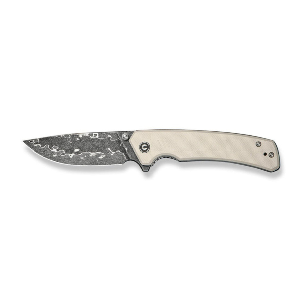 Ніж складаний туристичний Civivi Merit, (8.3 см) Damascus / G10 сірий - фото №3
