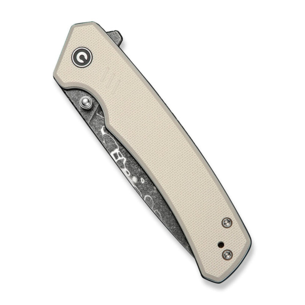 Ніж складаний туристичний Civivi Merit, (8.3 см) Damascus / G10 сірий - фото №5