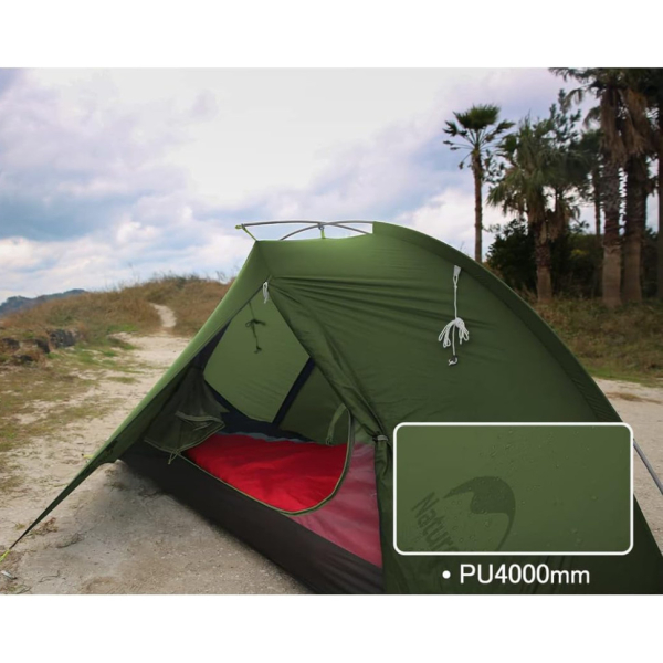 Намет двомісний Naturehike Tagar NH17T180-J, темний зелений - фото №5