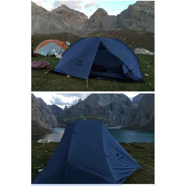 Намет двомісний Naturehike Tagar NH17T180-J, темний блакитний - фото №7