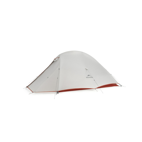 Намет надлегкий двомісний  з футпринтом Naturehike Cloud Up Pro CNK2350WS020,  20D, світлий сірий - фото