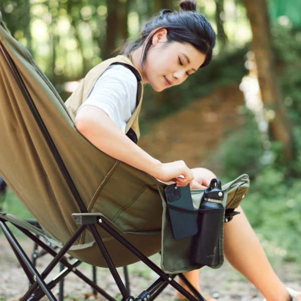 Стілець складаний Naturehike CNK2450JJ020, оливковий зелений - фото №6