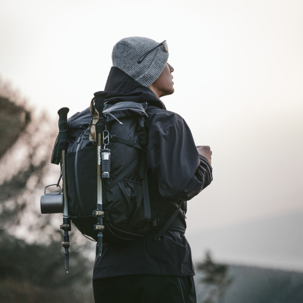Рюкзак туристичний Naturehike Helium CNK2300016, 30+5 л, чорний - фото №7