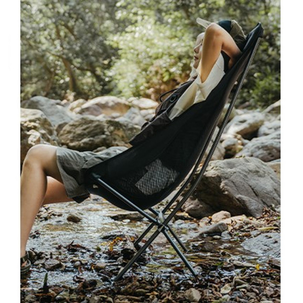 Крісло складане Naturehike Stellaluna L04 CNK2450JJ015, розмір L, алюміній, коричневий - фото №3