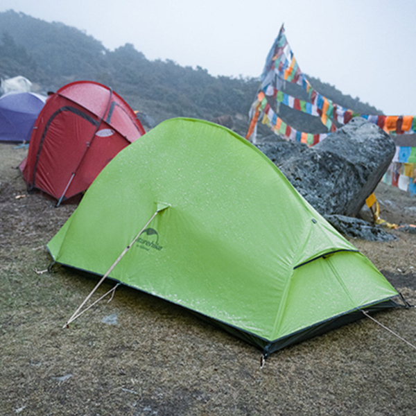 Намет надлегкий одномісний Naturehike Cloud Up Base 1 CNK2450WS032, зелений - фото №6