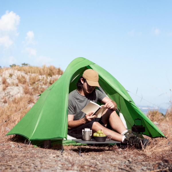 Намет надлегкий одномісний Naturehike Cloud Up Base 1 CNK2450WS032, зелений - фото №9