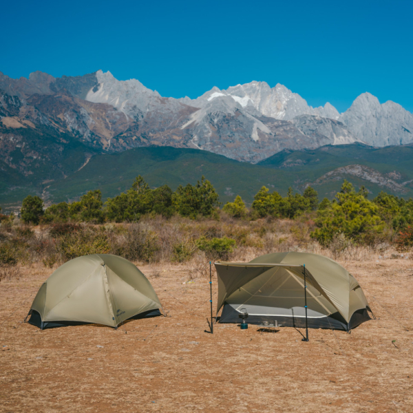 Намет двомісний ультралегкий Naturehike Mongar UL CNK2550WS016, коричневий - фото №6