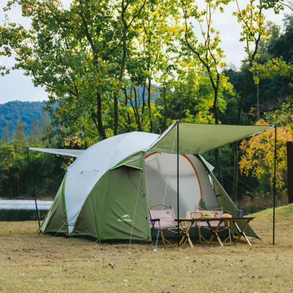 Намет чотиримісний Naturehike KOTA 4 CNK2450WS041, темно-зелений - фото №5