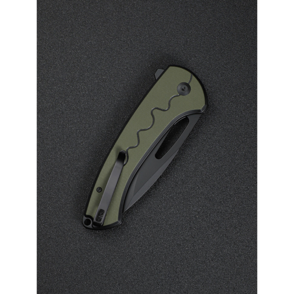 Ніж складаний туристичний Sencut Squiggy, (9.9 см) 9Cr18MoV / G10 чорно-зелений - фото №12