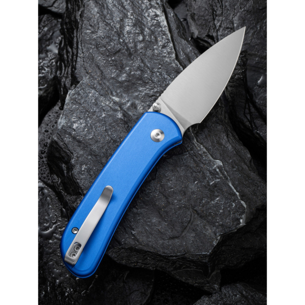 Ніж складаний Civivi Qubit Bright Blue Aluminum C22030E-3 - фото №11